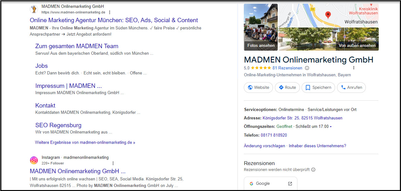 Google Unternehmensprofil anlegen