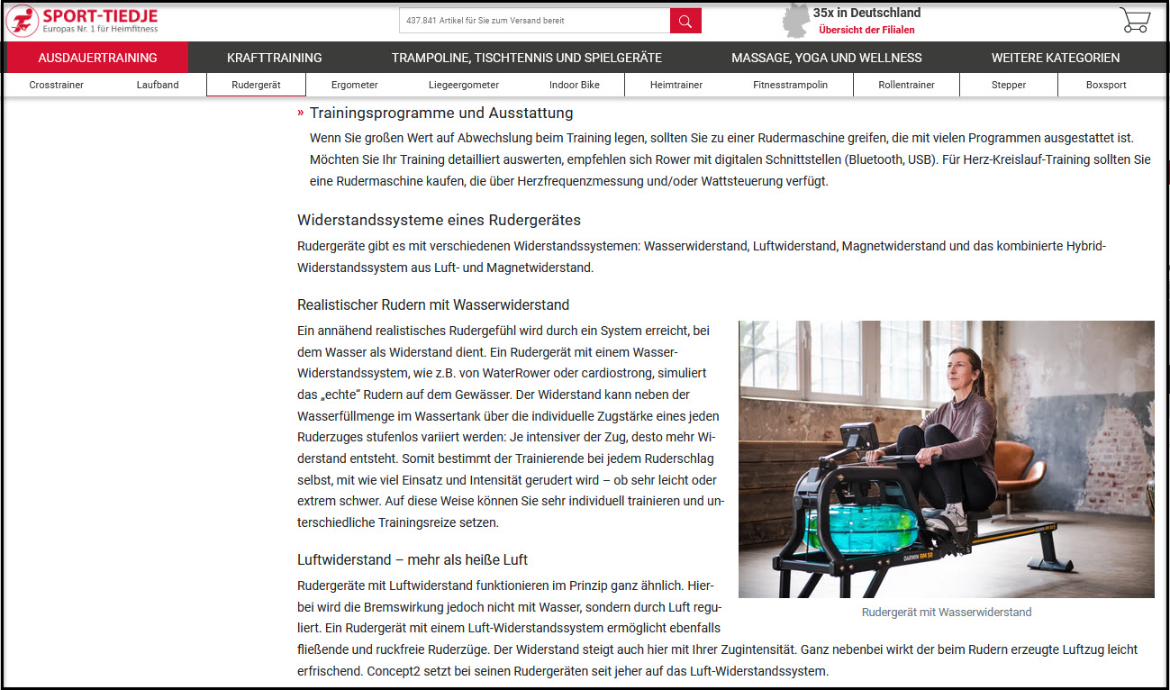 Helpful Content Beispiel Sport Tiedje 2