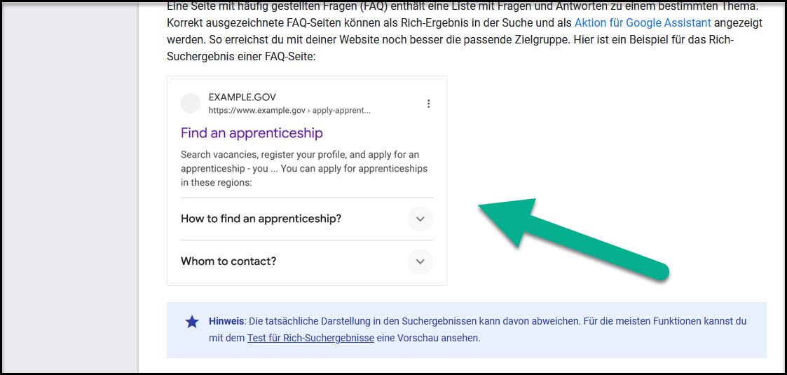 FAQ mit schema.org auszeichnen - Bild 1