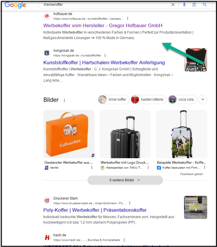 Platz 1 Ranking bei Google - Bild 5