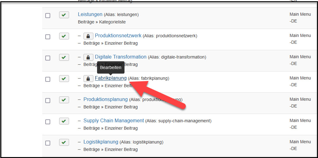 Richtige Seite auswählen Bild 3