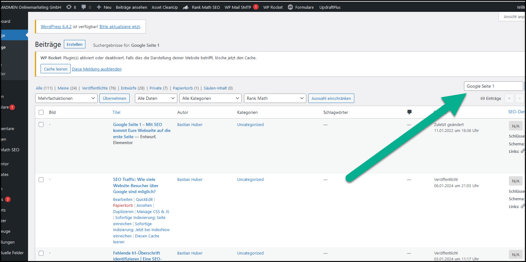 Suchfunktion in WordPress verwenden - Bild 3