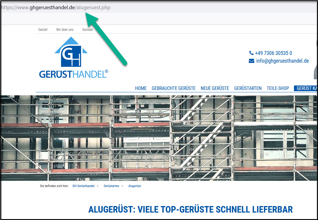 URL der Landingpage optimieren - Bild 5