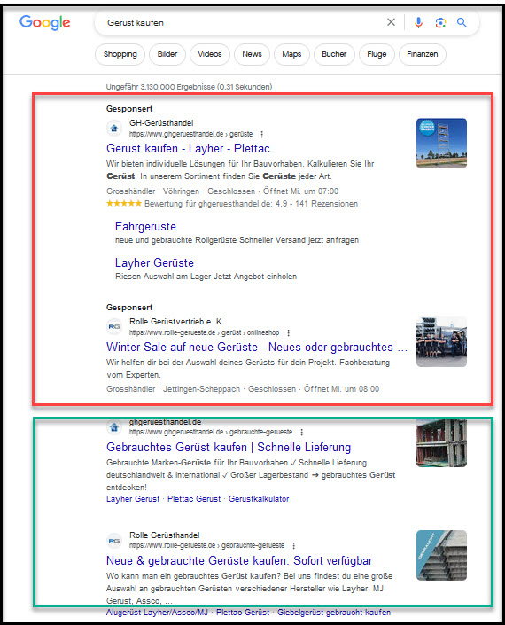 Unterschied SEO und SEA