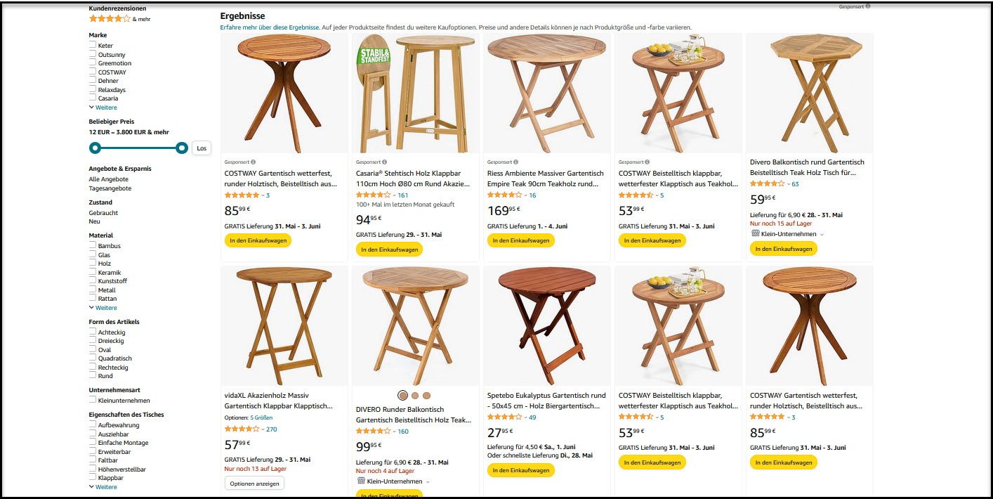 Amazon Ads Werbung Beispiel