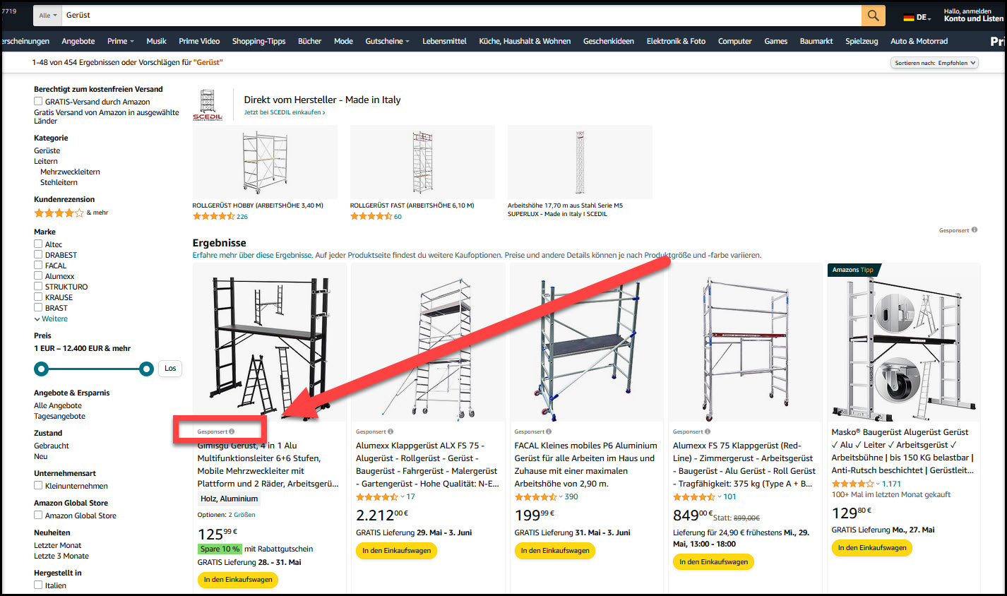 Amazon Ads Werbung