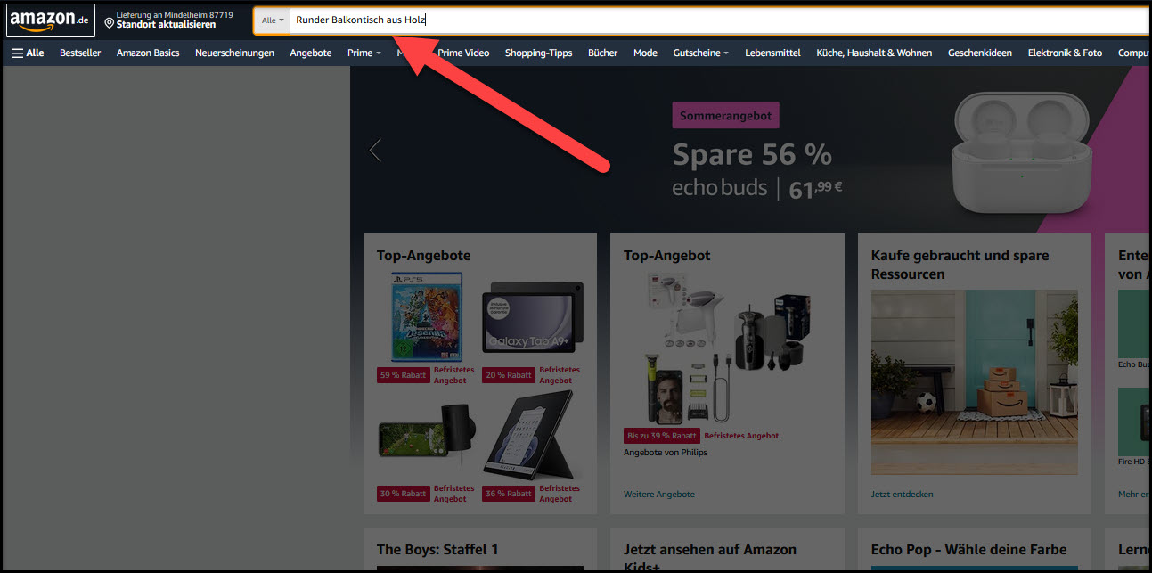 Amazon Produkte bewerben