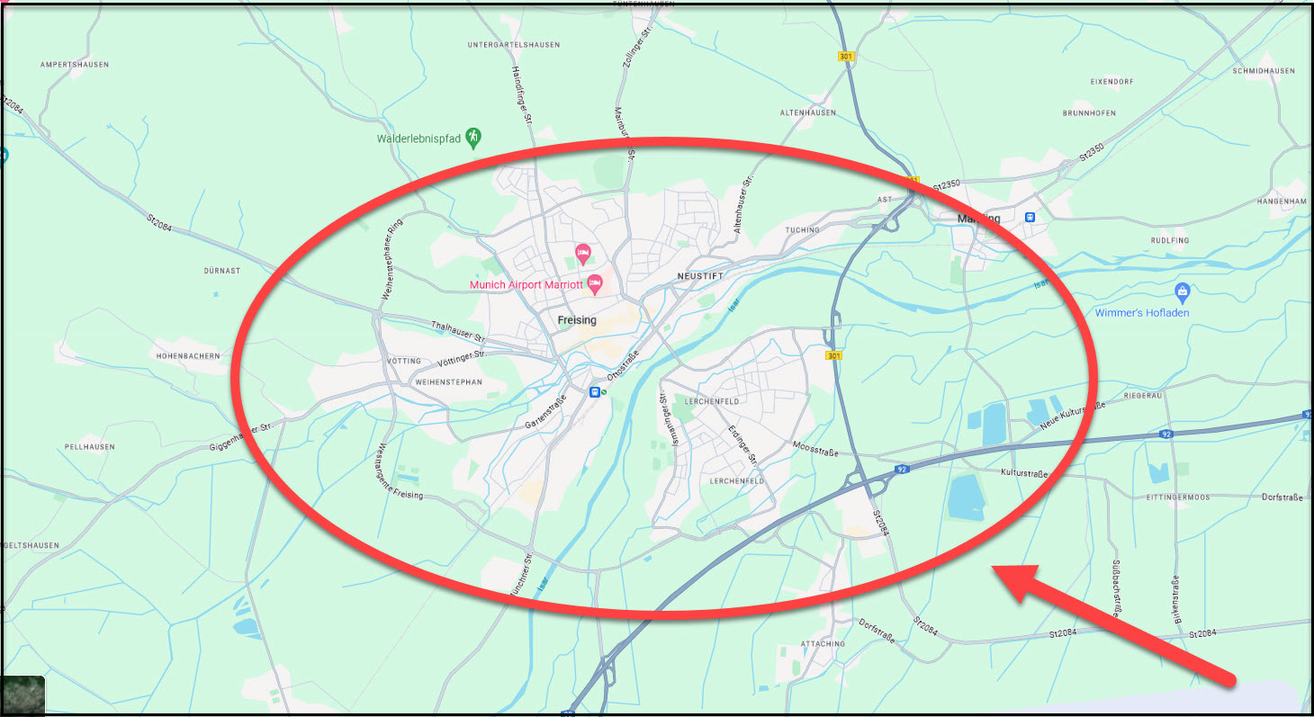 Regionale Eingrenzung durch Local Ads Anzeigen