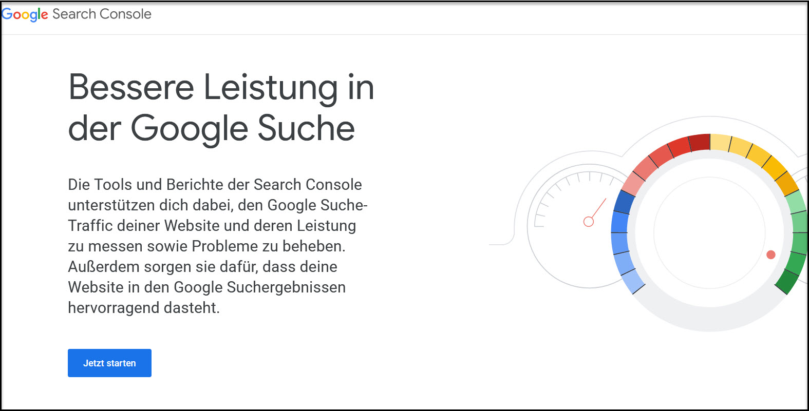 Google Search Console anmelden