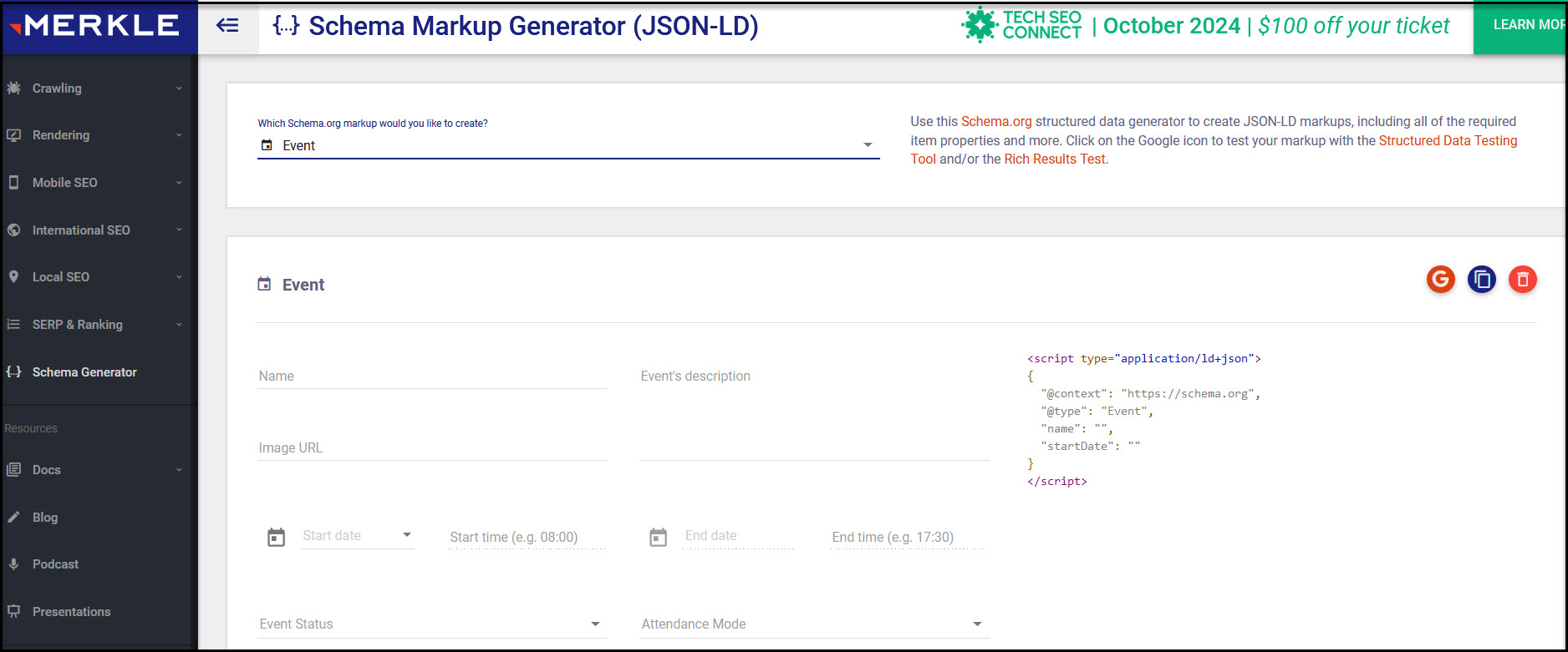 Schema.org Generator
