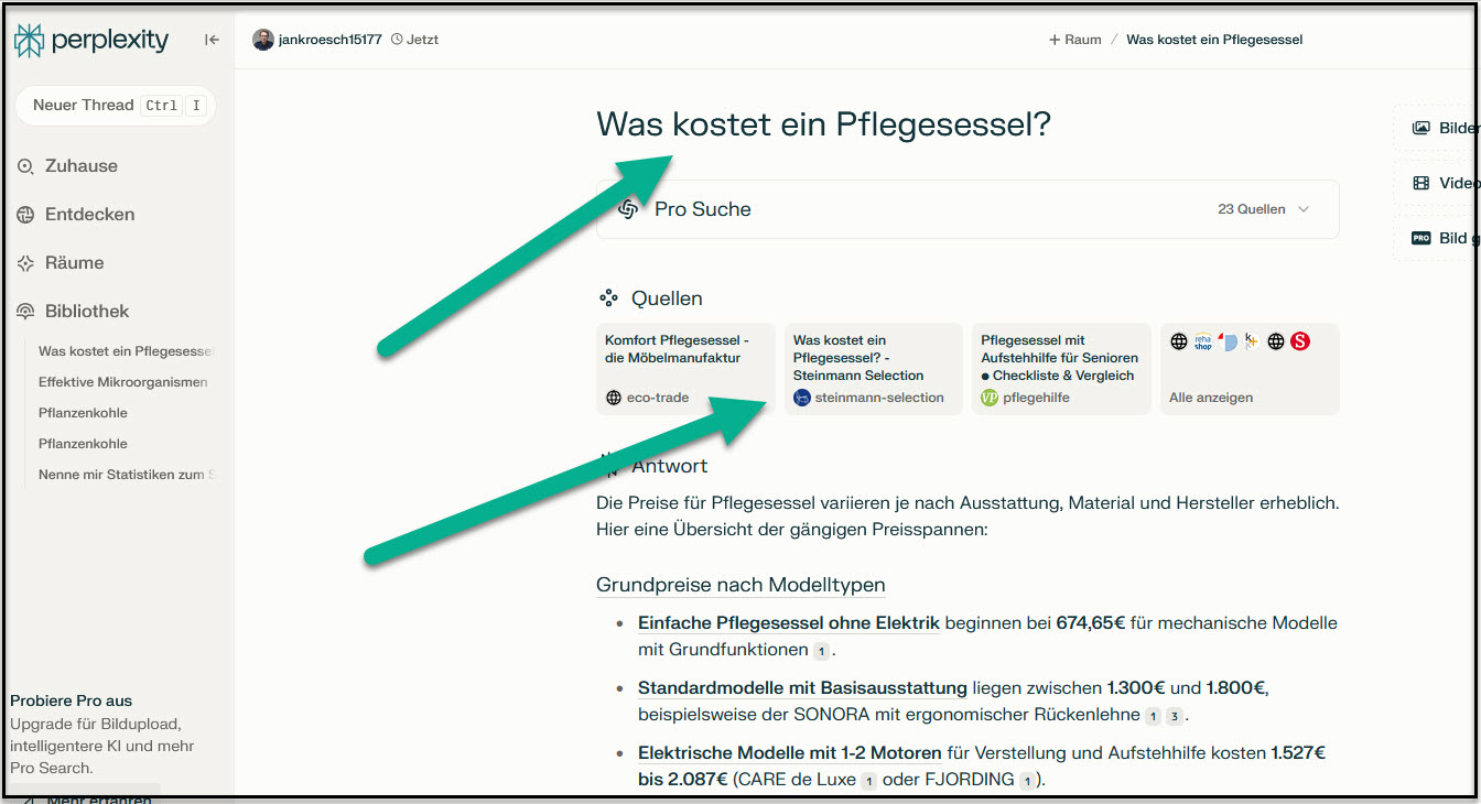 Reichweite auf Perplexity steigern
