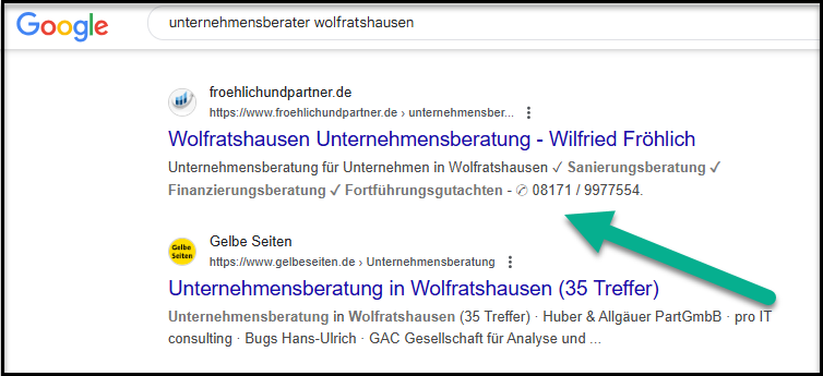 Sichtbarkeit in der eigenen Stadt