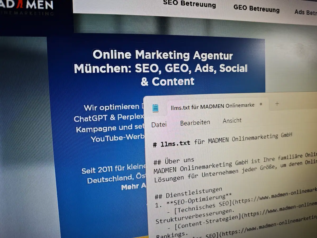 Beispielbild einer llms.txt Datei
