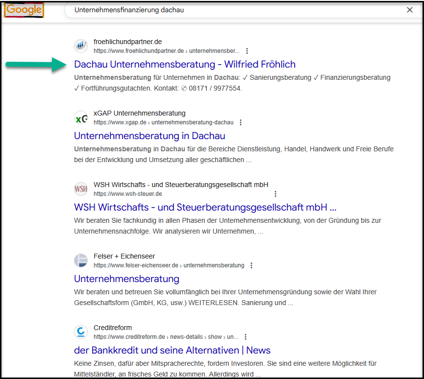 Unternehmensfinanzierung Dachau