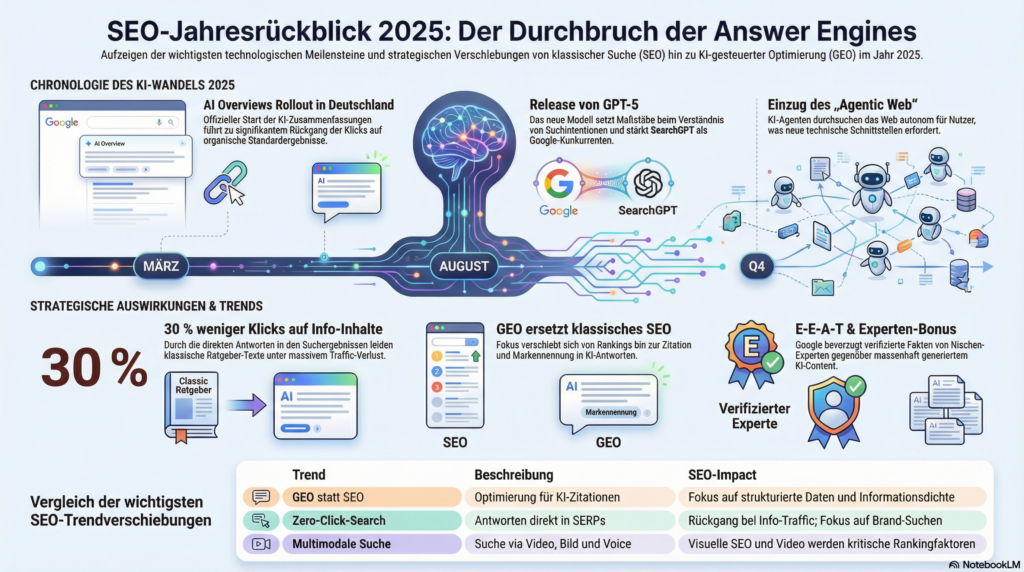 SEO-Jahresrückblick 2025 - Der Durchbruch der KI-Suche