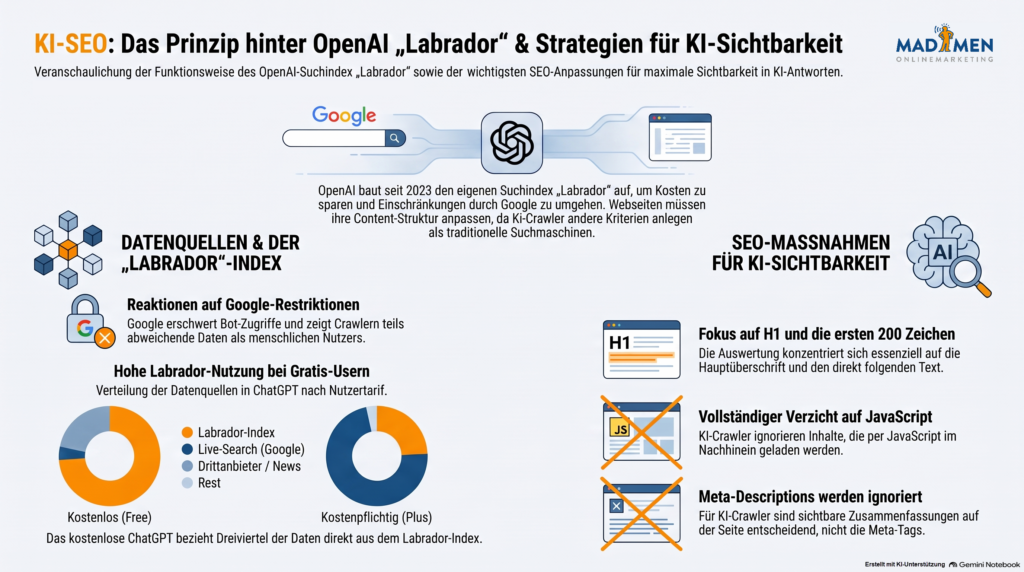 Labrador - ChatGPT hat einen Such-Index