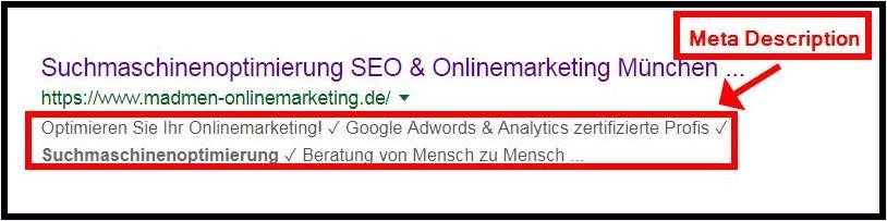 Meta Description optimieren