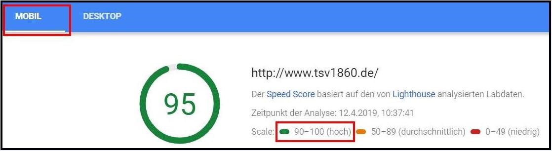 Pagespeed optimieren