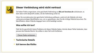 SSL Fehler